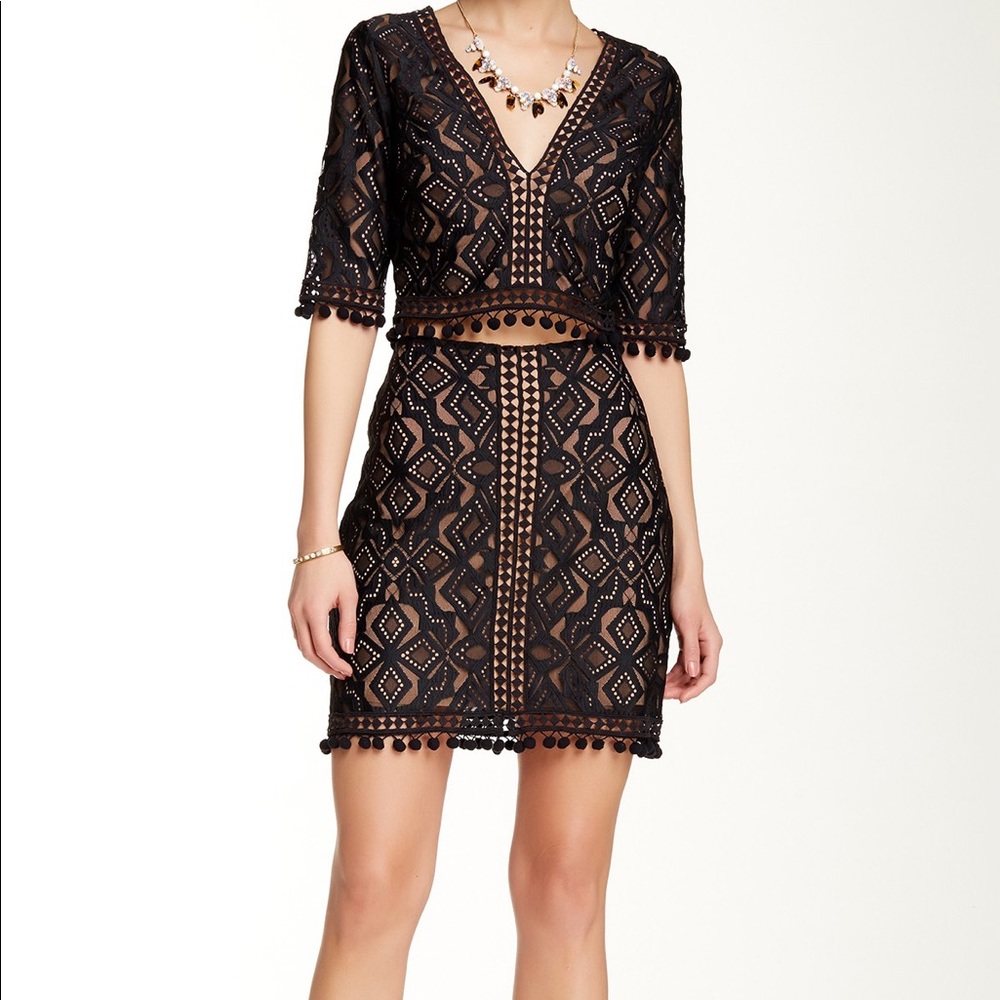 For love & lemons Florence mini skirt black S